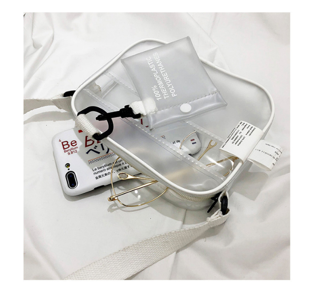 Casual Transparent Bag | Trendy & Versatile Clear Handbag-State of Style