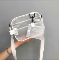 Casual Transparent Bag | Trendy & Versatile Clear Handbag-State of Style