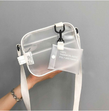 Casual Transparent Bag | Trendy & Versatile Clear Handbag-State of Style