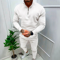 Casual Two-Piece Men's Set - Jasper-White-S-State of Style