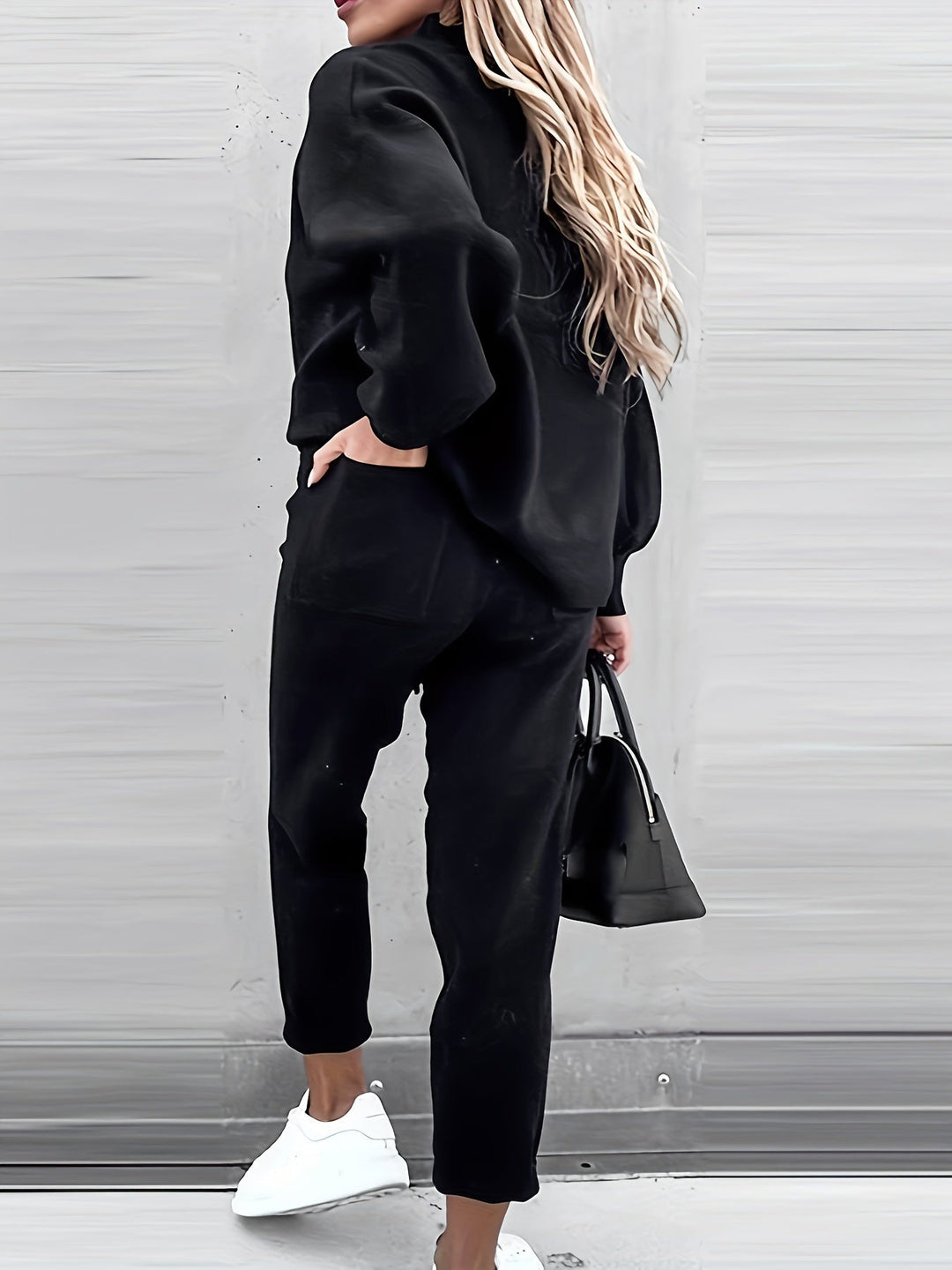 Casual Two-Piece Outfit with Cute Bear Print - Mila-White-S-State of Style