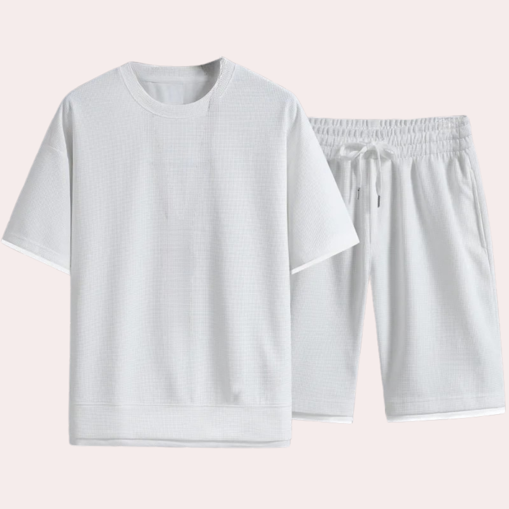 Casual Two-Piece Summer Set for Men - Jules-White-S-State of Style