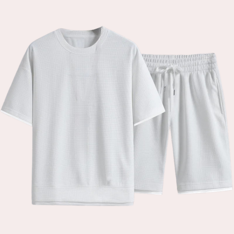 Casual Two-Piece Summer Set for Men - Jules-White-S-State of Style