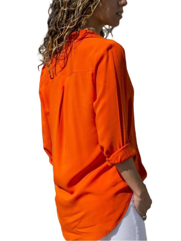 Casual Women's Blouse with Timeless Style - Mira-Light blue-S-State of Style