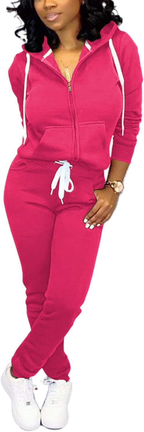 Casual Women's Jogging Suit - Mia-Pink-S-State of Style