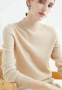 Casual Women's Sweater - Livia-Beige-M-State of Style