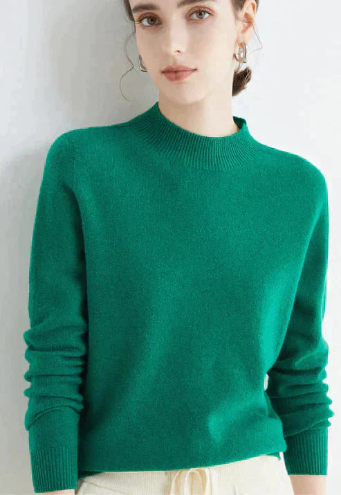Casual Women's Sweater - Livia-Green-M-State of Style
