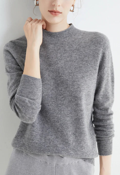 Casual Women's Sweater - Livia-Grey-M-State of Style