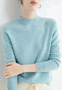 Casual Women's Sweater - Livia-Light blue-M-State of Style