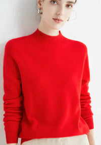Casual Women's Sweater - Livia-Red-M-State of Style