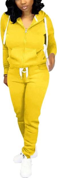 Casual Women's Tracksuit - Mia-Olive green-S-State of Style