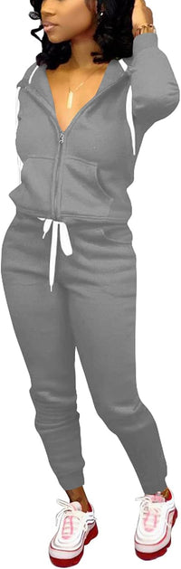 Casual Women's Tracksuit - Mia-Olive green-S-State of Style