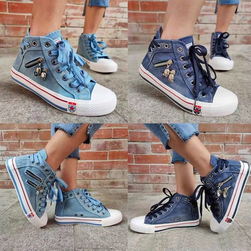 Casual Women's Walking Shoes-Dark Blue-5-State of Style