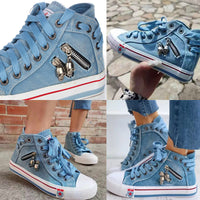 Casual Women's Walking Shoes-Dark Blue-5-State of Style