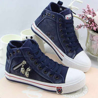 Casual Women's Walking Shoes-Dark Blue-5-State of Style