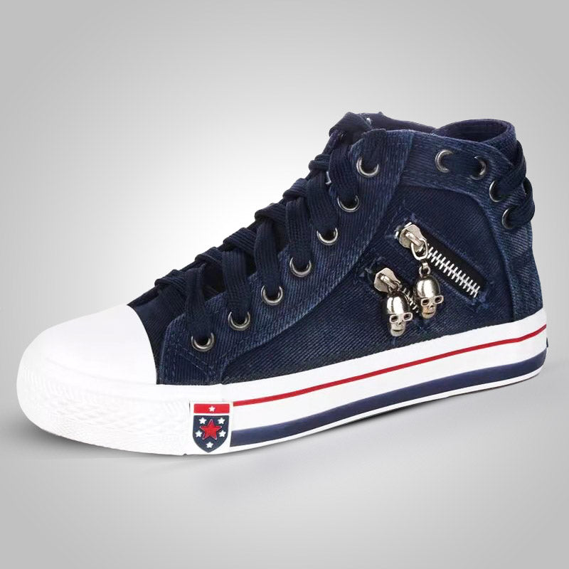 Casual Women's Walking Shoes-Dark Blue-5-State of Style