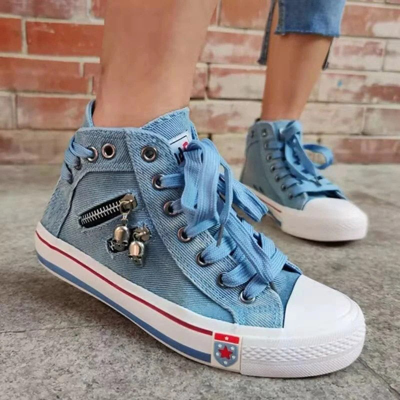 Casual Women's Walking Shoes-Dark Blue-5-State of Style