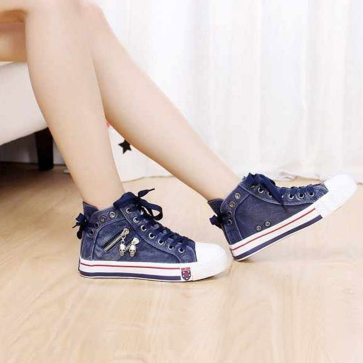 Casual Women's Walking Shoes-Dark Blue-5-State of Style