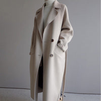 Casual Wool Ladies Jacket - Isabella-Beige-S-State of Style