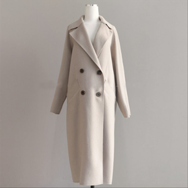 Casual Wool Ladies Jacket - Isabella-Beige-S-State of Style