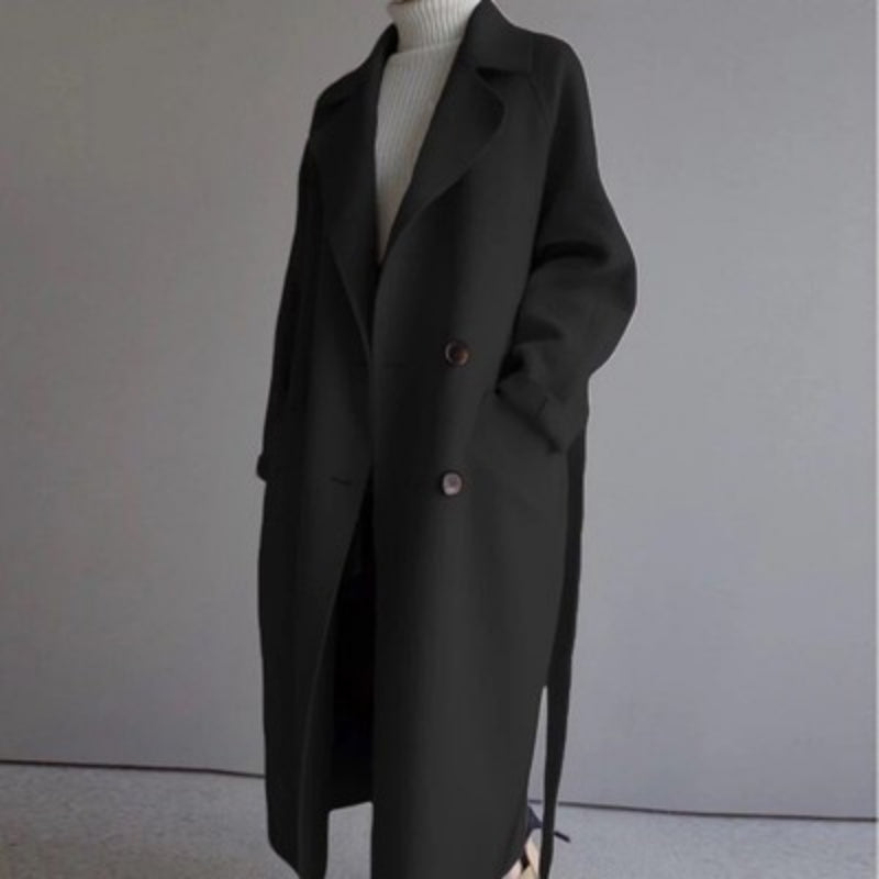 Casual Wool Ladies Jacket - Isabella-Beige-S-State of Style
