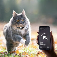 Cat Collar with Safety Closure - Milo-Black-Without GPS tracker-State of Style