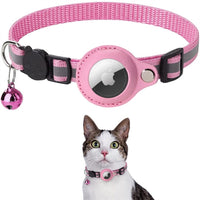 Cat Collar with Safety Closure - Milo-Pink-Without GPS tracker-State of Style