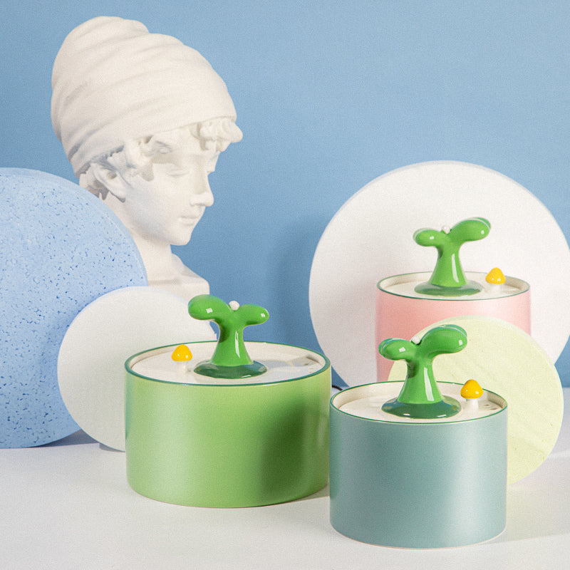 Cat Fountain - SpringFlow™-1000ml-Green-State of Style