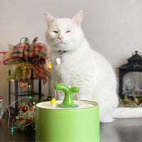 Cat Fountain - SpringFlow™-1000ml-Green-State of Style
