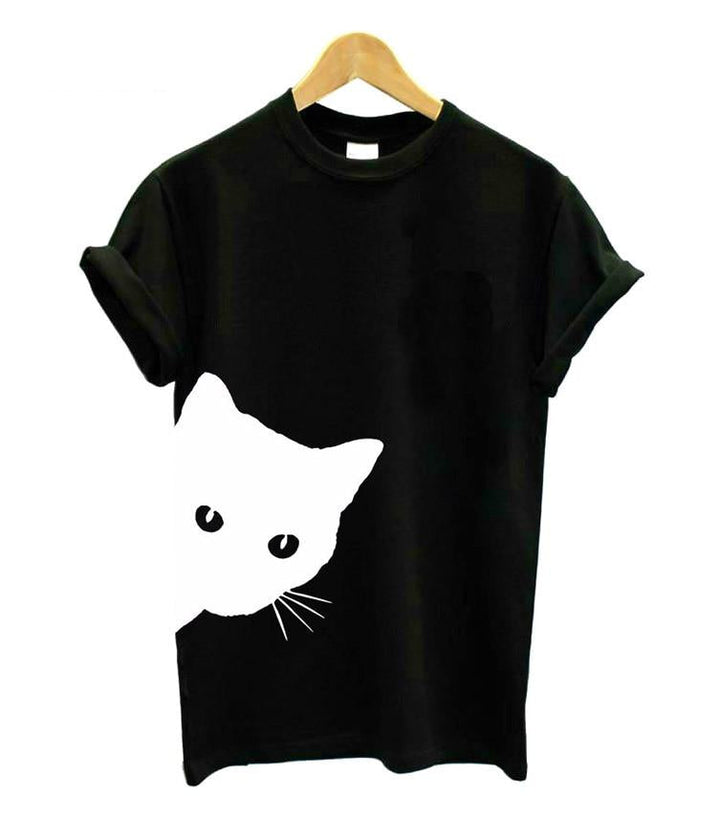 Cat Lover Women's T-Shirt – Maja-Black-S-State of Style