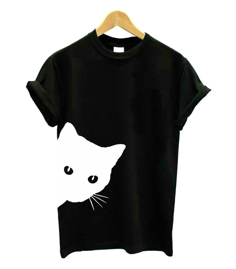 Cat Lover Women's T-Shirt – Maja-Black-S-State of Style