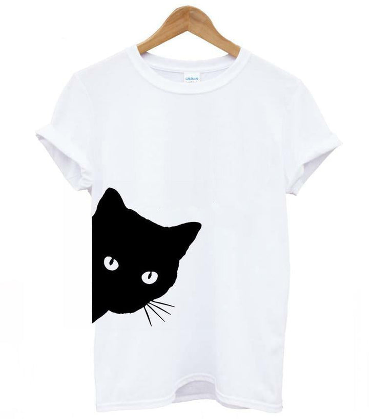 Cat Lover Women's T-Shirt – Maja-White-S-State of Style