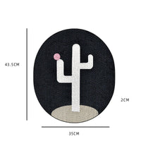 Cat Scratching Wall Plate - WallScratch Pro-Black Cactus-State of Style