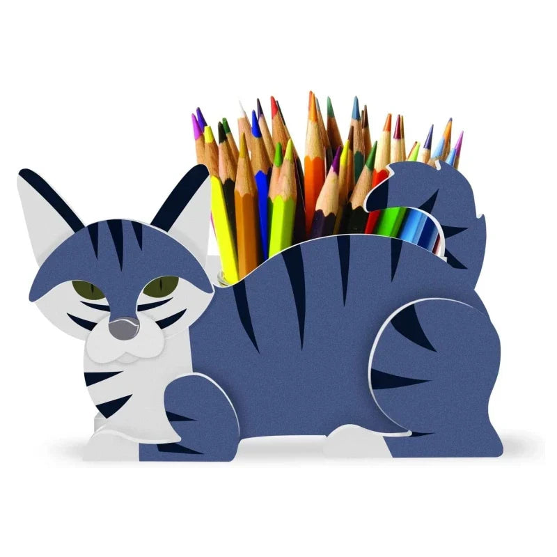 Cat-Shaped DIY Planter - KittyKraft-White-State of Style