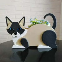 Cat-Shaped DIY Planter - KittyKraft-White-State of Style