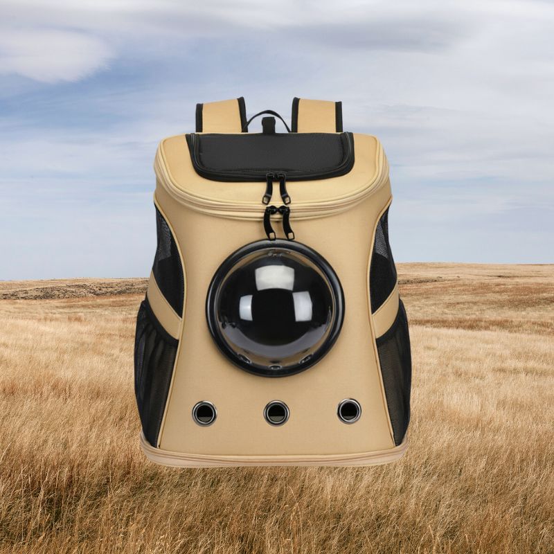 Cat Travel Bag - CatTrekker-Beige-State of Style