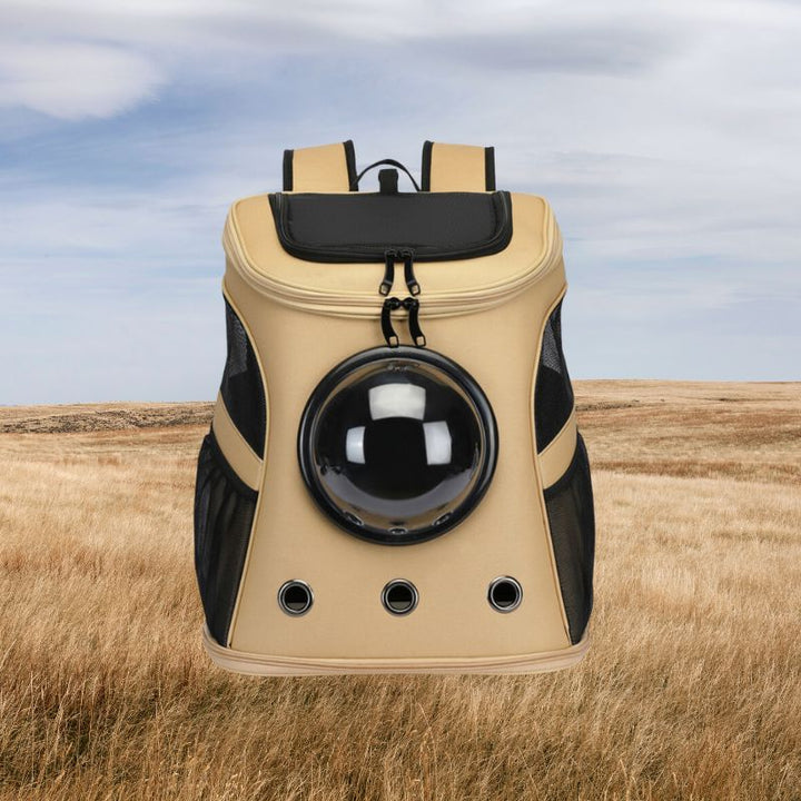 Cat Travel Bag - CatTrekker-Beige-State of Style