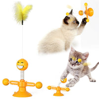 Cat Windmill Scratching and Play Station - TwirlPaws-Orange Feather man-State of Style