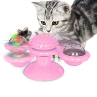 Cat Windmill Scratching and Play Station - TwirlPaws-Pink-State of Style