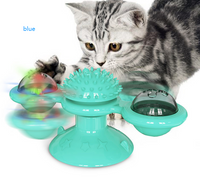 Cat Windmill Scratching and Play Station - TwirlPaws-Yellow-State of Style