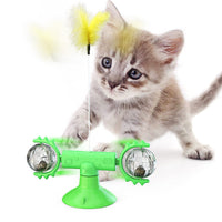Cat Windmill Scratching and Play Station - TwirlPaws-Yellow-State of Style