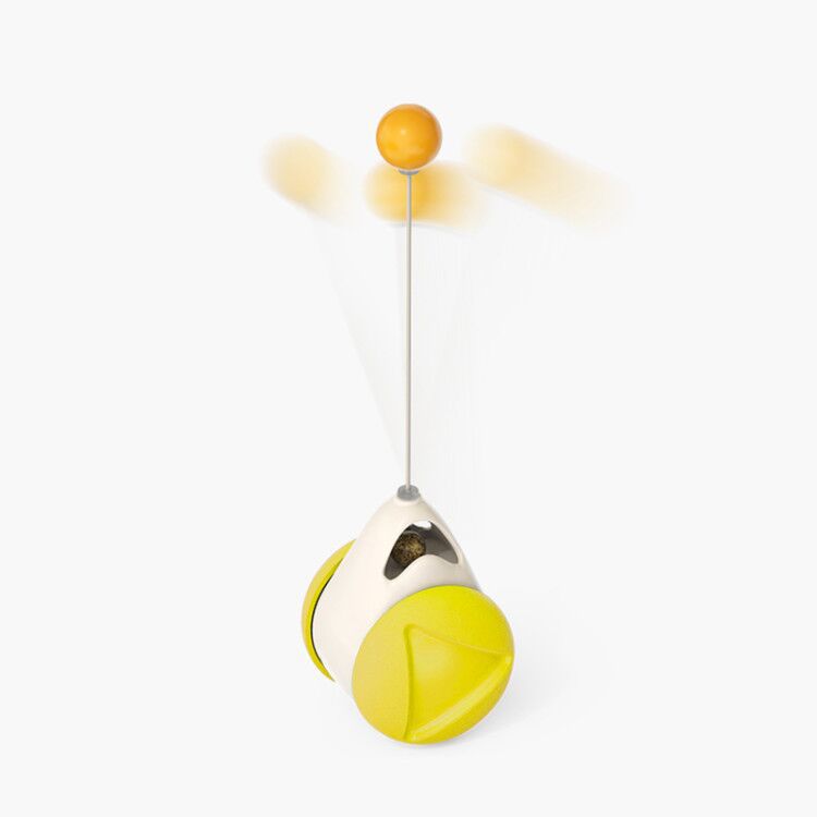 Cat Windmill Scratching and Play Station - TwirlPaws-Yellow-State of Style