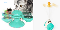Cat Windmill Scratching and Play Station - TwirlPaws-Yellow-State of Style