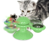 Cat Windmill Scratching and Play Station - TwirlPaws-Yellow-State of Style