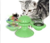 Cat Windmill Scratching and Play Station - TwirlPaws-Yellow-State of Style