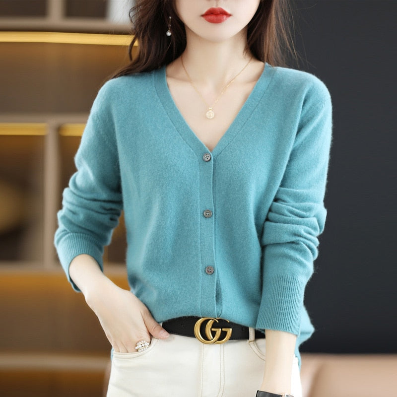 Catheline Shirt I Airy Basic Pullover for Women-Moss Green-S-State of Style