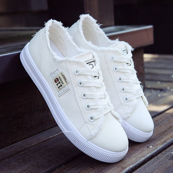 CatootjesSneaks I Low-Cut Sneakers for Women-White-3.0-State of Style