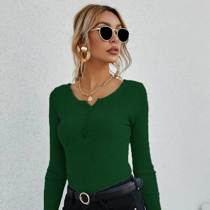 CatootsShirt I Women's V-Neck Pullover-Green-S-State of Style