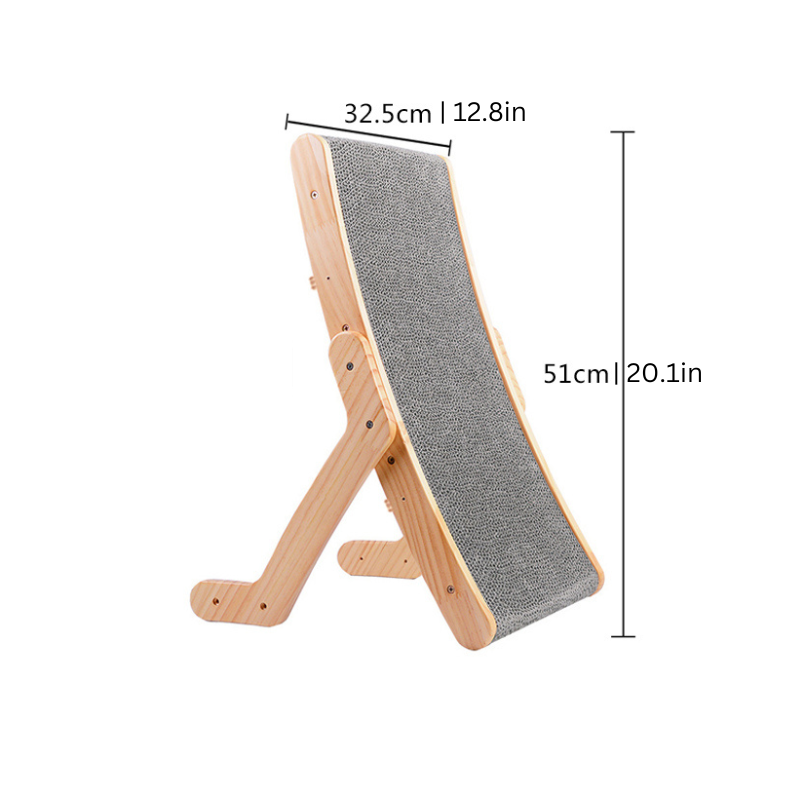 Cats Scratched - Luna-Bed frame with Scratching Board-State of Style