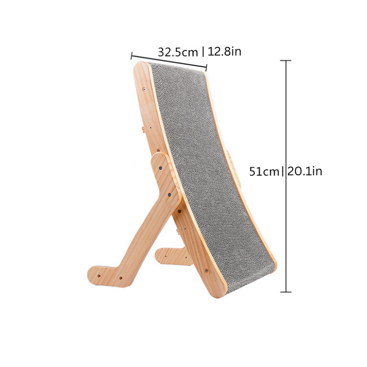 Cats Scratched - Luna-Bed frame with Scratching Board-State of Style